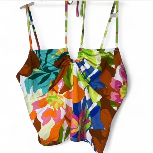 Future Collective Floral Multicolor Women's Top - Picture 2 of 5